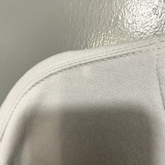 Zara Blue Dear Karma Embroidered Crewneck Relaxed Fit Minimalist Sweatshirt S - Picture 5 of 8